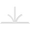 Ekena Millwork Richland Architectural Grade PVC Gable Bracket, 84"W x 49"H x 4"D x 4"F, 14/12 Pitch GBP084X49X0404RIC00 - alternate 2